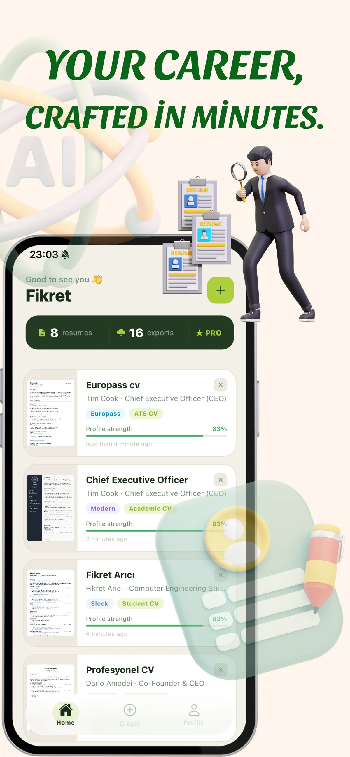 Your Career Dashboard
